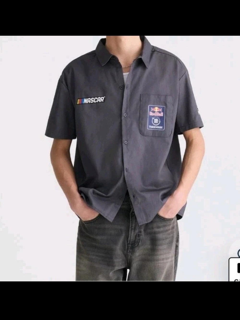 NASCAR Red Bull Trackhouse Mechanic Shirt Size Medium